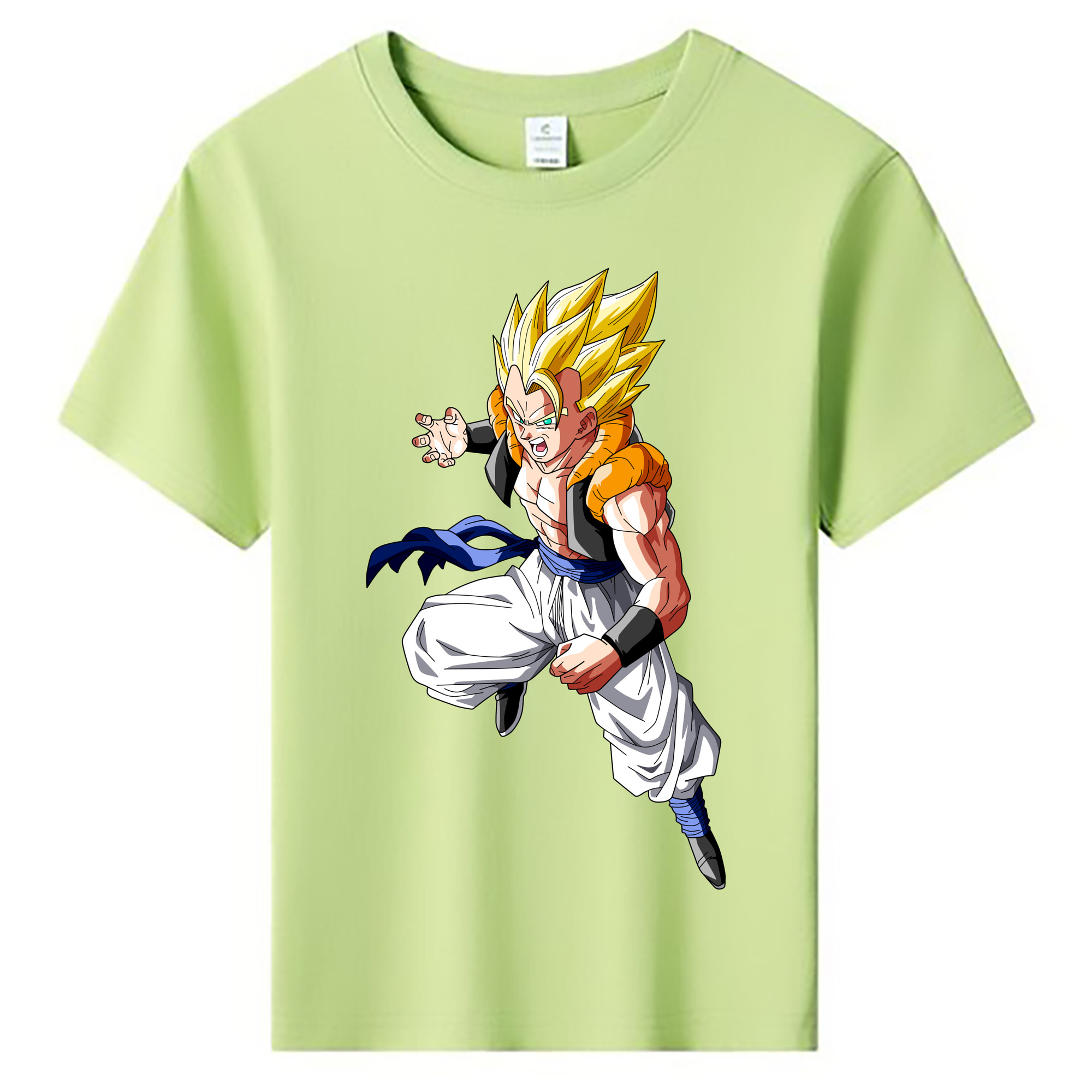（画像用） ドラゴンボール ベジータ四世（Bejīta Yonsei）DRAGON BALL Vegeta IV 綿100％キッズTシャツ（フロントプリント）
